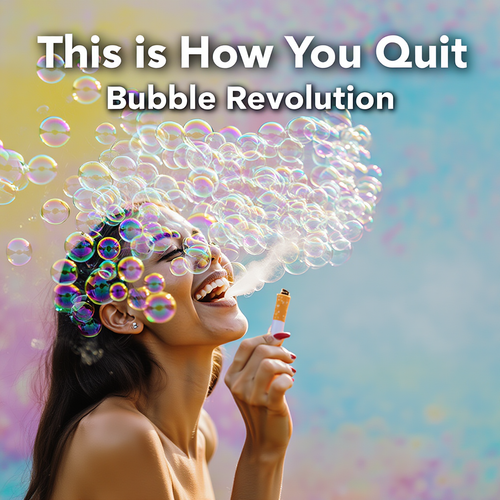 Cigarette box bubble toy