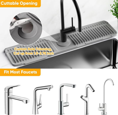 24 Inch Faucet Mat for Kitchen Sink