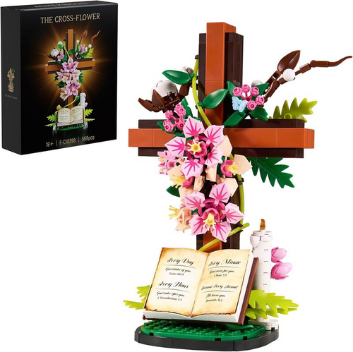 Jesus Cross Bouquet Building Set