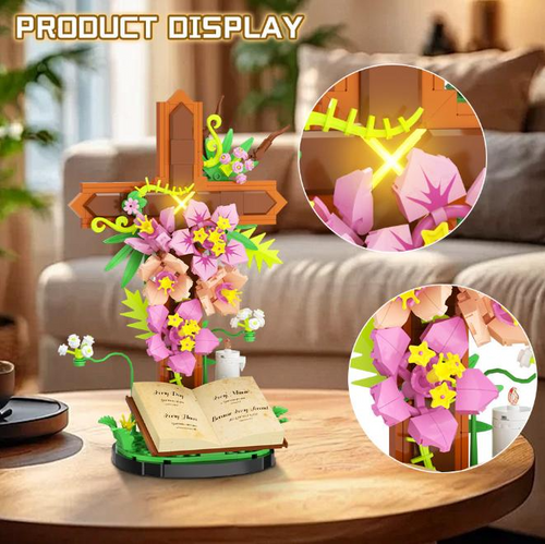 Jesus Cross Bouquet Building Set