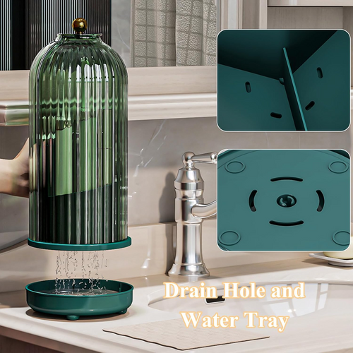 360° Spinning Toothbrush Organizer