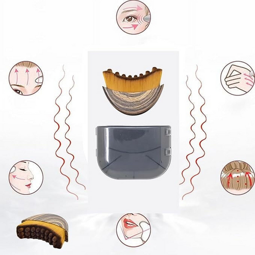 BreezeGlow Lymphatic Face Brush