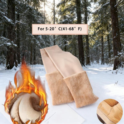 Fleece Lined Winter Tights Women