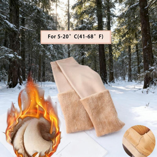 Fleece Lined Winter Tights Women