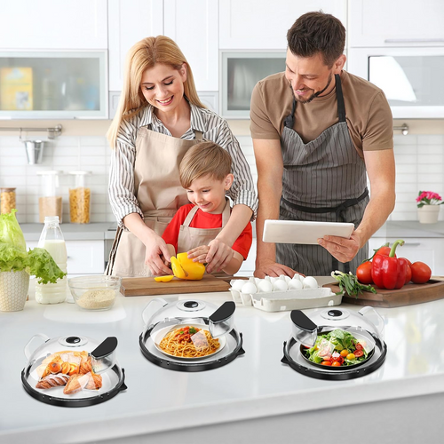 SteamGuard 2-in-1 Microwave Cover