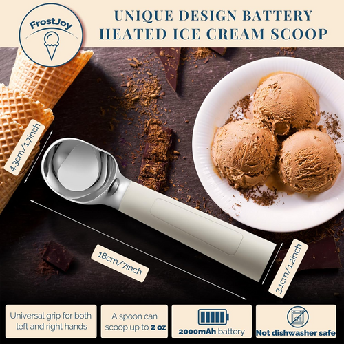 Heated Ice Cream Scoop