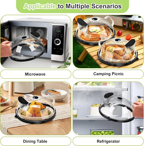 SteamGuard 2-in-1 Microwave Cover