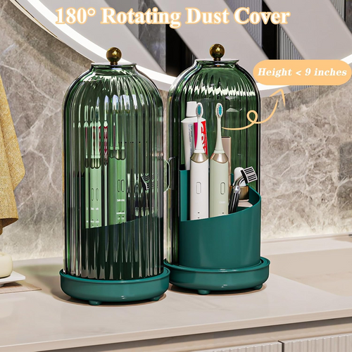 360° Spinning Toothbrush Organizer