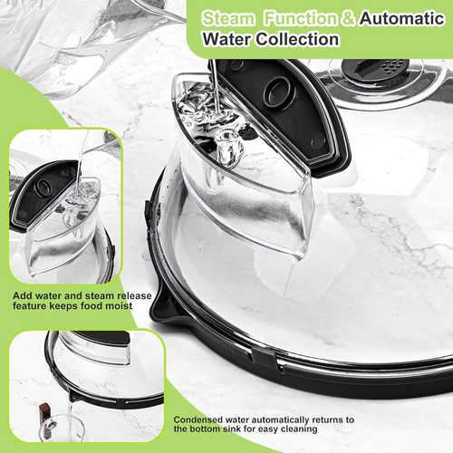 SteamGuard 2-in-1 Microwave Cover