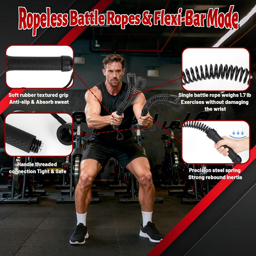 Weighted Ropeless Battle Ropes