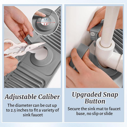 24 Inch Faucet Mat for Kitchen Sink