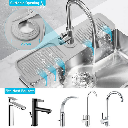 24 Inch Faucet Mat for Kitchen Sink