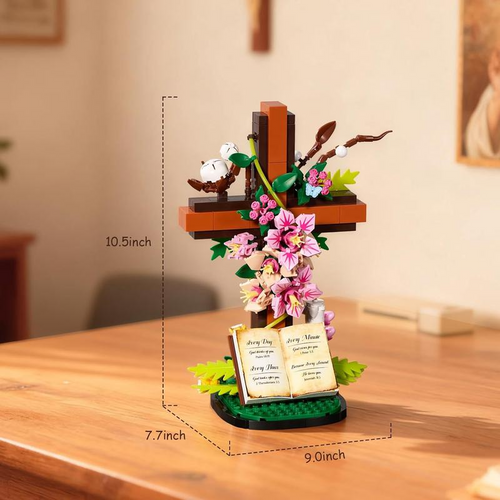 Jesus Cross Bouquet Building Set