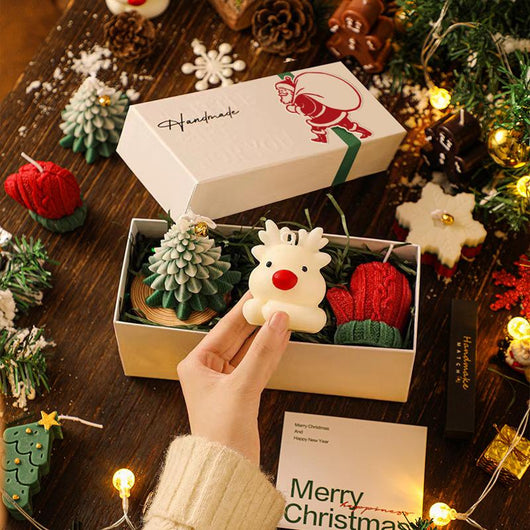 Cute Christmas Scented Candle Gift Set