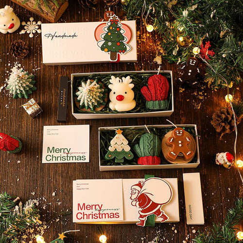 Cute Christmas Scented Candle Gift Set