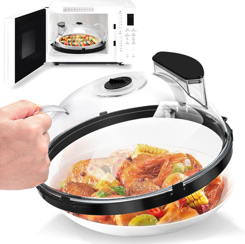 SteamGuard 2-in-1 Microwave Cover